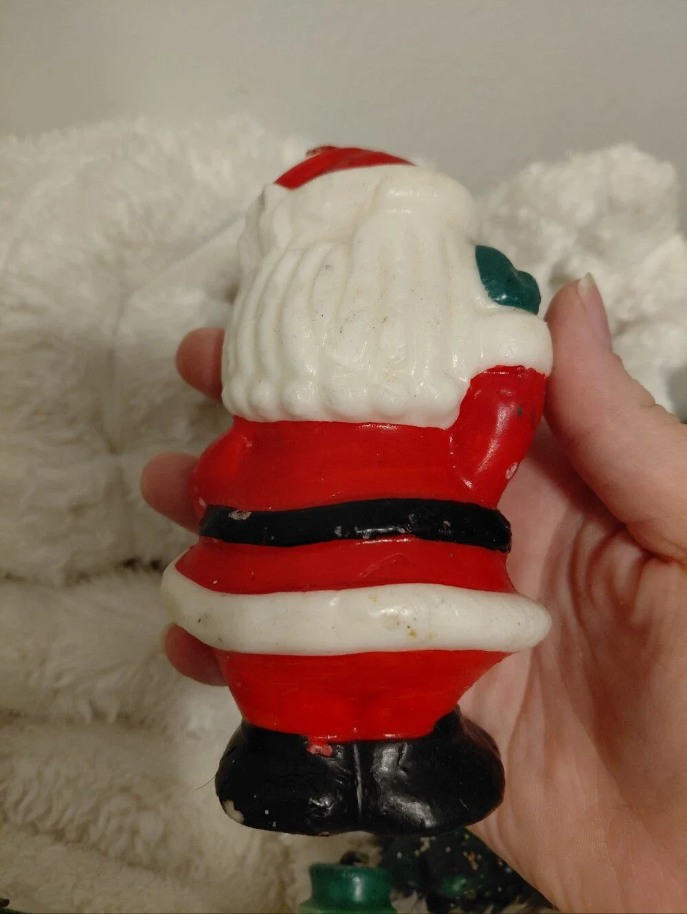 Vintage 50s 70s Holiday Sculpture Candles